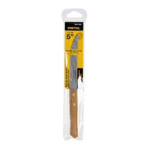 Cuchillo con sierra para asado 5″ mango de madera, PRETUL