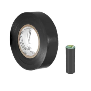 Cinta de aislar negra 19 mm x 9 m