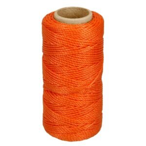 Carrete con 65m de hilo naranja para albañil