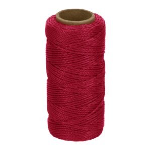 Carrete con 65m de hilo rojo para albañil