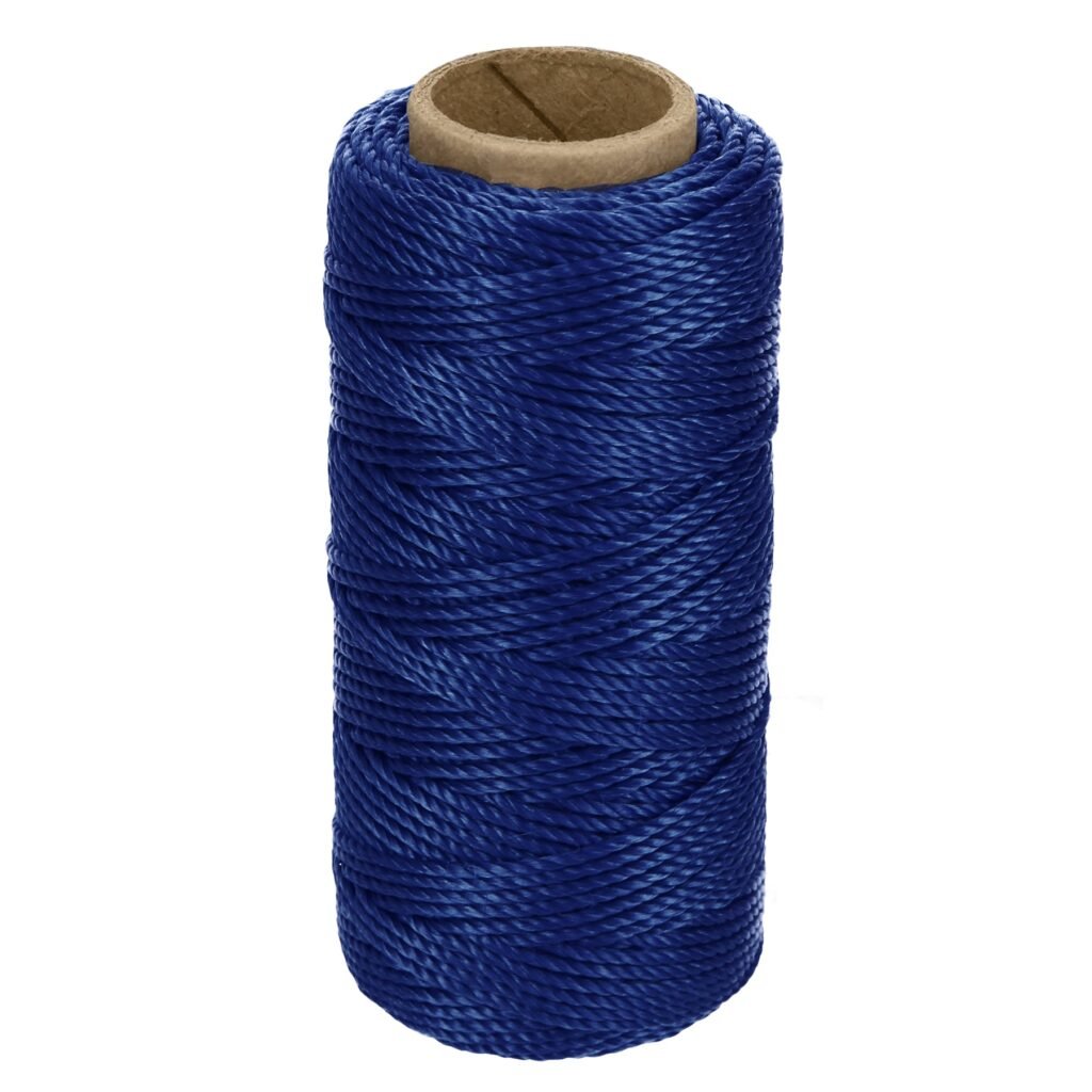 Carrete con 65m de hilo azul para albañil