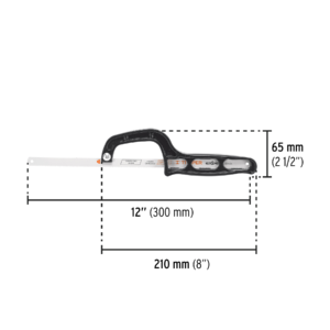 Mini arco 12″ de plástico para segueta, PRETUL