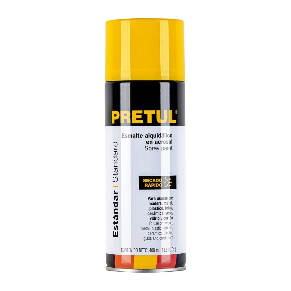Pintura en Aerosol Amarillo Canario Estandar Pretul
