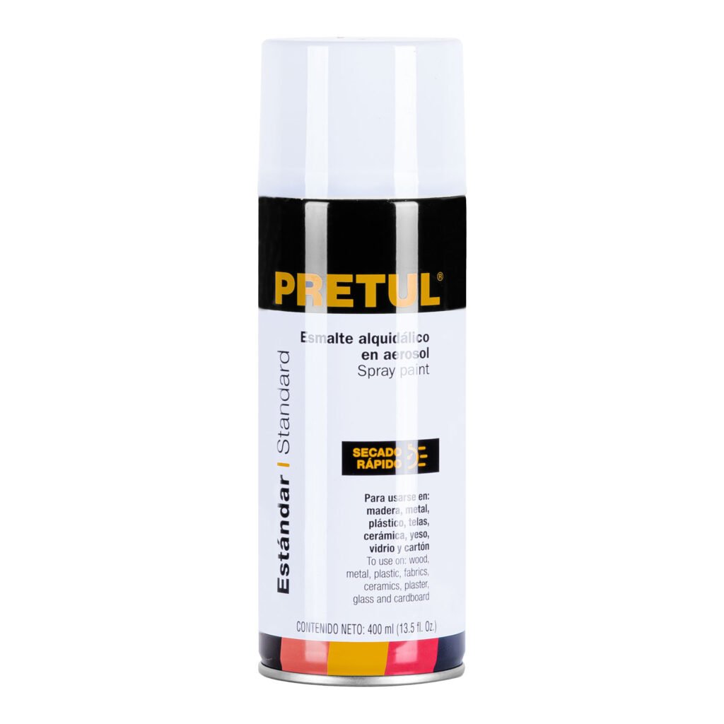 Pintura en Aerosol Blanco Brillante Estandar Pretul