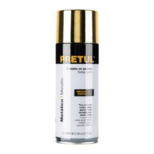 Pintura en Aerosol Oro Metalico Pretul