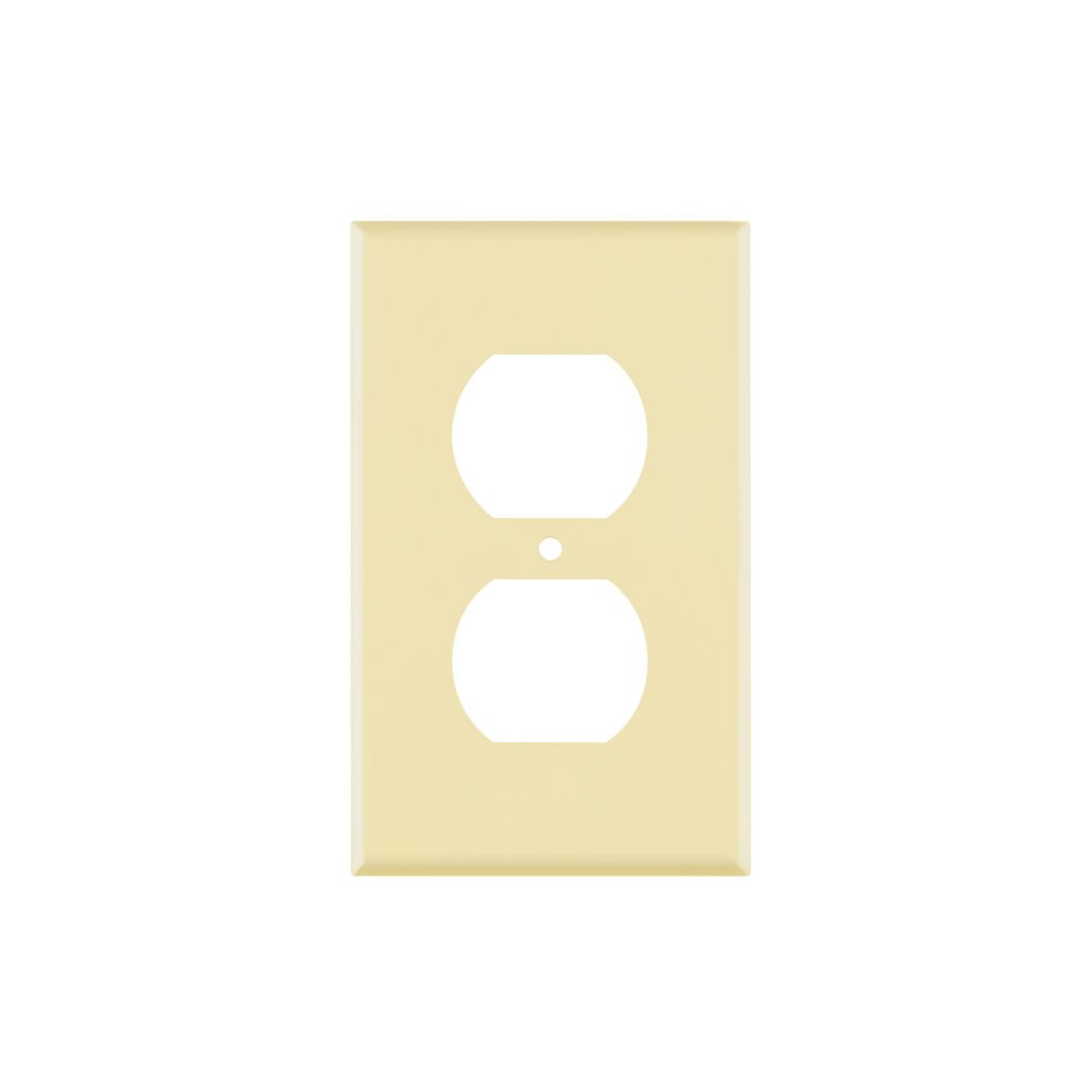 Placa de ABS dúplex, Standard, marfil,